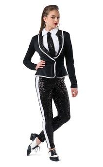 Click for more information about Fitted Spandex Tuxedo Jacket