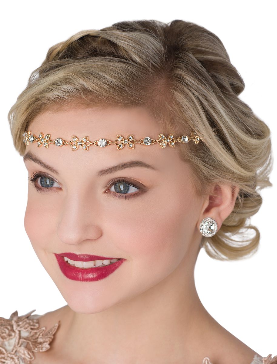 ROSE GOLD RHINESTONE HEADBAND