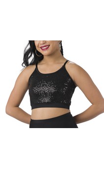 Click for more information about Sequin Crop Camisole