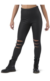 Click for more information about Hi-Rise Slashed Legging