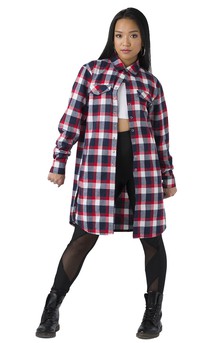 Click for more information about Extra Long Buffalo Plaid Shirt