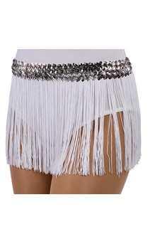 Click for more information about 9 In. Fringe Skirt Black/Black
