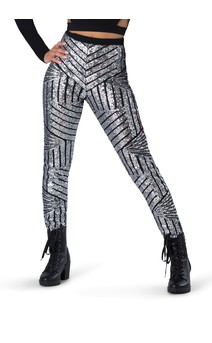 Click for more information about Geometric Sequin Legging