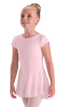 Click for more information about Cap Sleeve Sheer Skirted Leotard Classwear Cotton