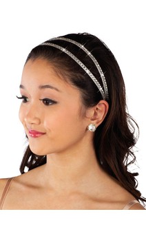 Click for more information about Silver Stretch Headband