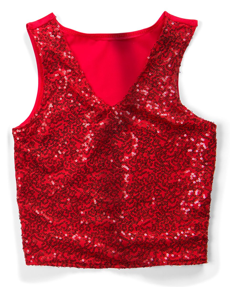 SEQUIN PERFORMANCE VEST (BLACK)