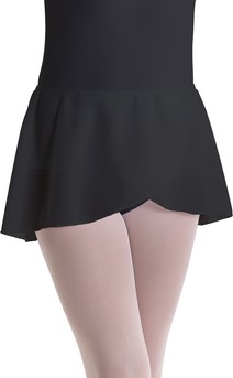 Click for more information about Elastic Waist Pull-On Wrap Skirt Crepe