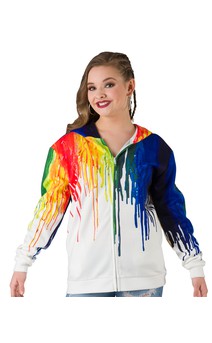 Click for more information about Multi-Colored Digital Print Hoodie