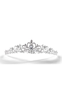 Click for more information about Silver Rhinestone Tiara