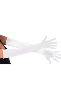 Click for more information about Long Satin Gloves