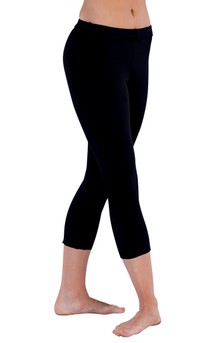 Click for more information about Black Lycra Capri Pants