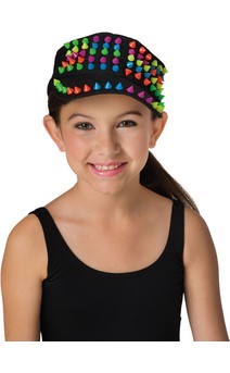 Click for more information about Multi Colored Spiked Cap
