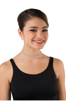 Click for more information about Rhinestone Necklace