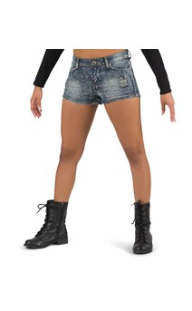 Click for more information about Studded Denim Shorts